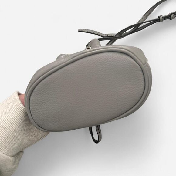 Marc by Marc Jacobs Grey Leather Mini Bucket Crossbody Bag – Minimalist It-Girl - Picture 5 of 7